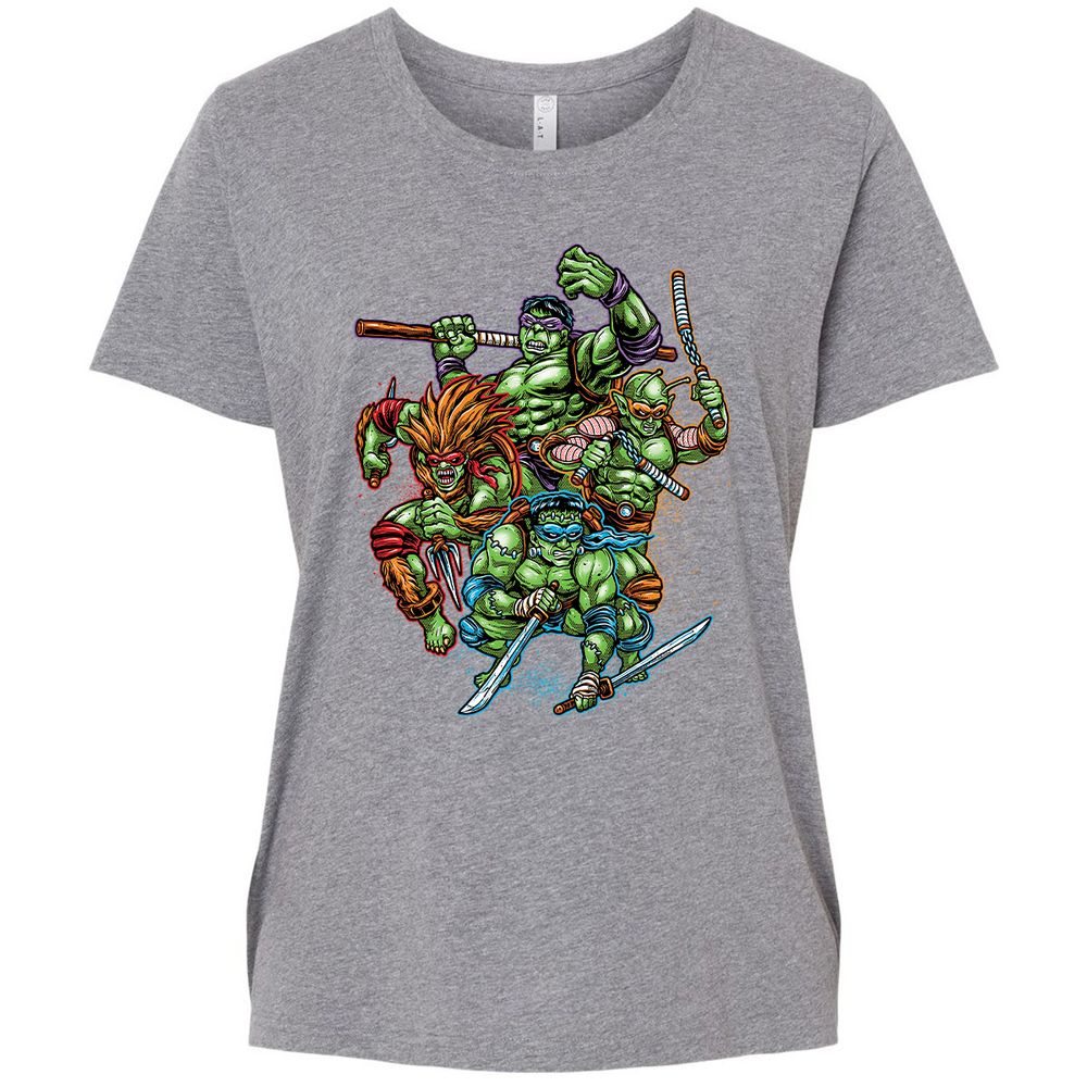 Ladies Curvy Jersey - PBKL14SK - Granite Heather - 9