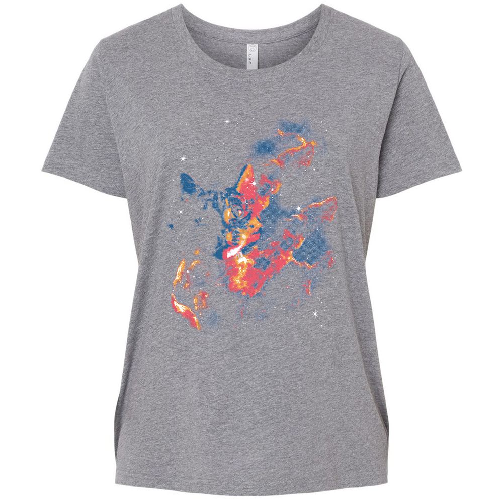 Ladies Curvy Jersey - 16KPDLHZ - Granite Heather - 9