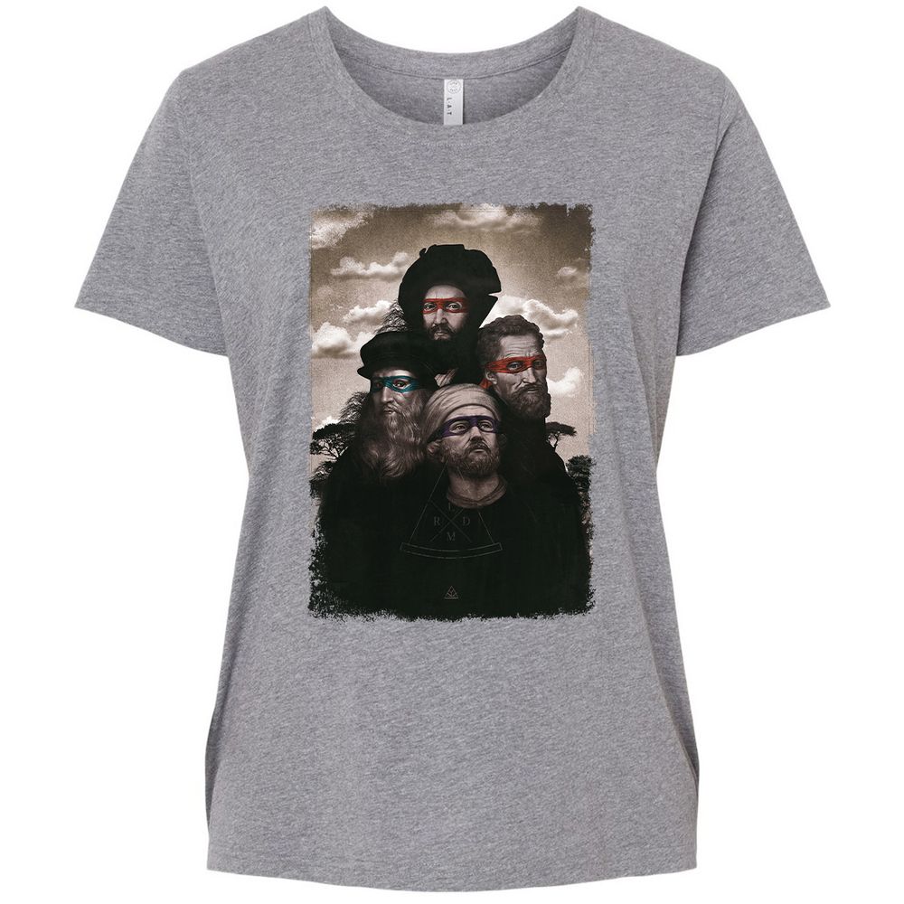 Ladies Curvy Jersey - 6FMKR3E9 - Granite Heather - 9