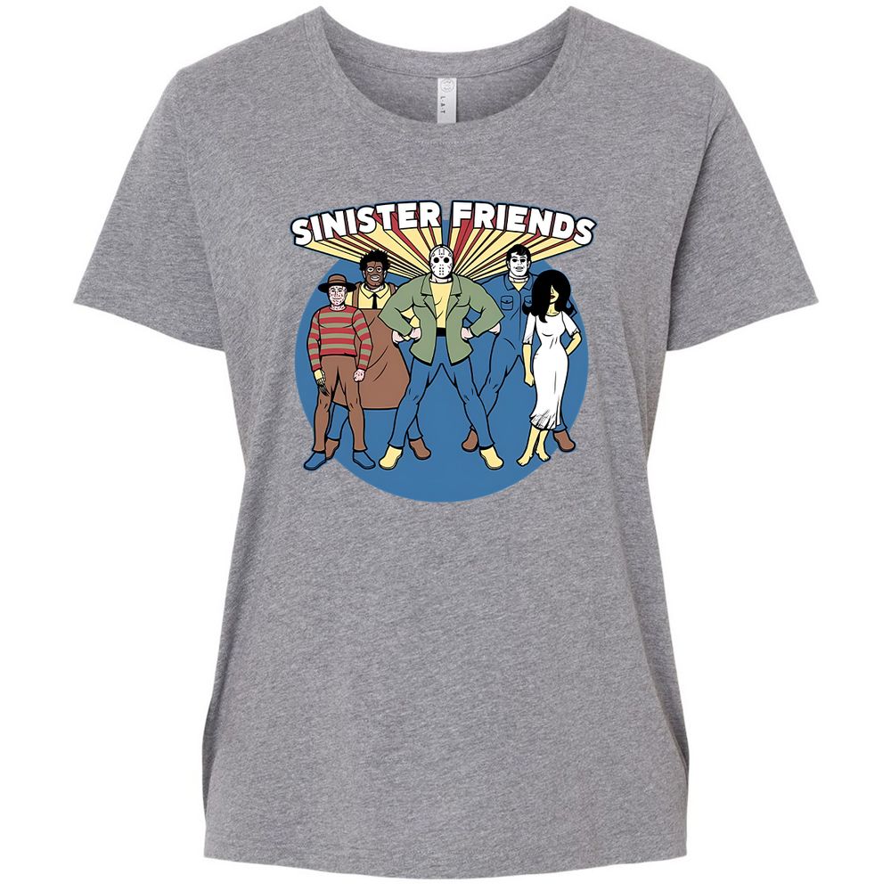 Ladies Curvy Jersey - 563BPHKV - Granite Heather - 9