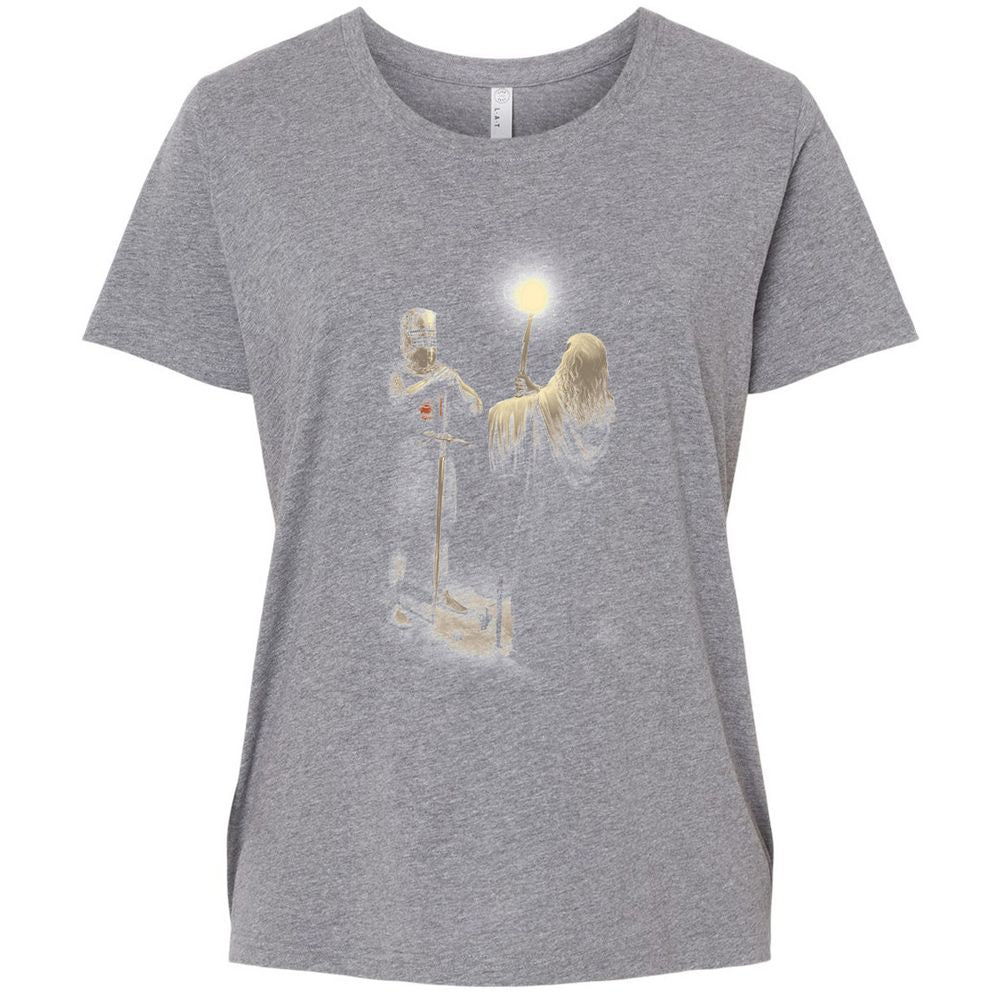 Ladies Curvy Jersey - CFJKN5RW - Granite Heather - 9