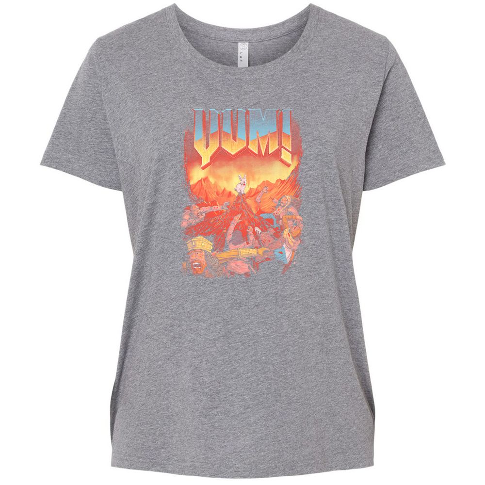 Ladies Curvy Jersey - XR5G1ZDS - Granite Heather - 9