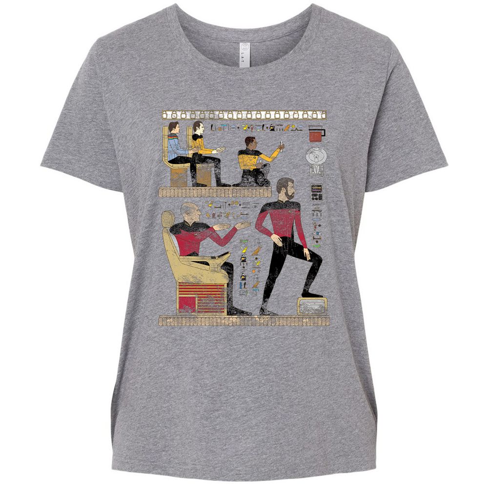 Ladies Curvy Jersey - FZW7HBN2 - Granite Heather - 9