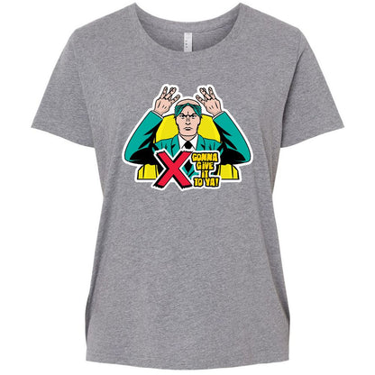 Ladies Curvy Jersey - RL4MJZNN - Granite Heather - 9