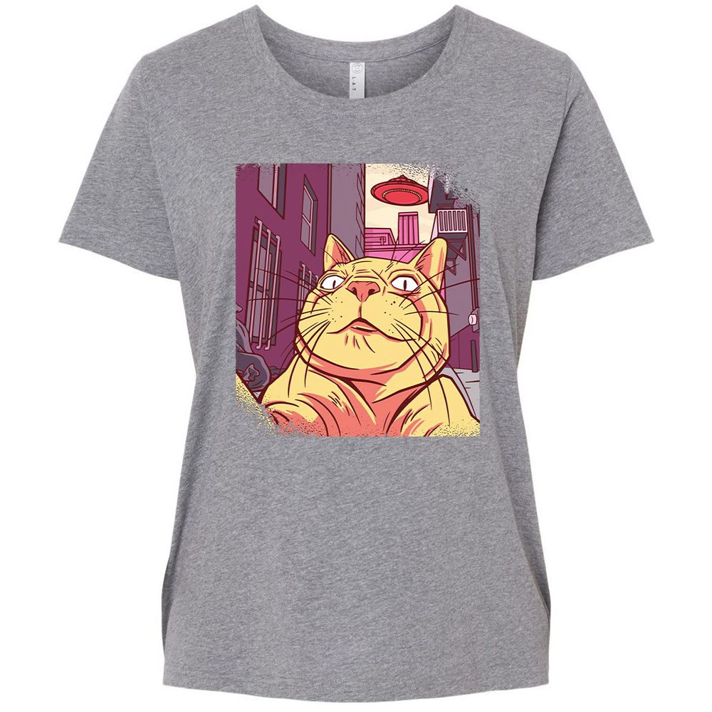 Ladies Curvy Jersey - 1AXLGEYX - Granite Heather - 9