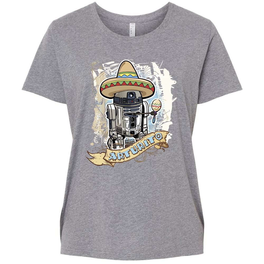 Ladies Curvy Jersey - RZFHCNFU - Granite Heather - 9