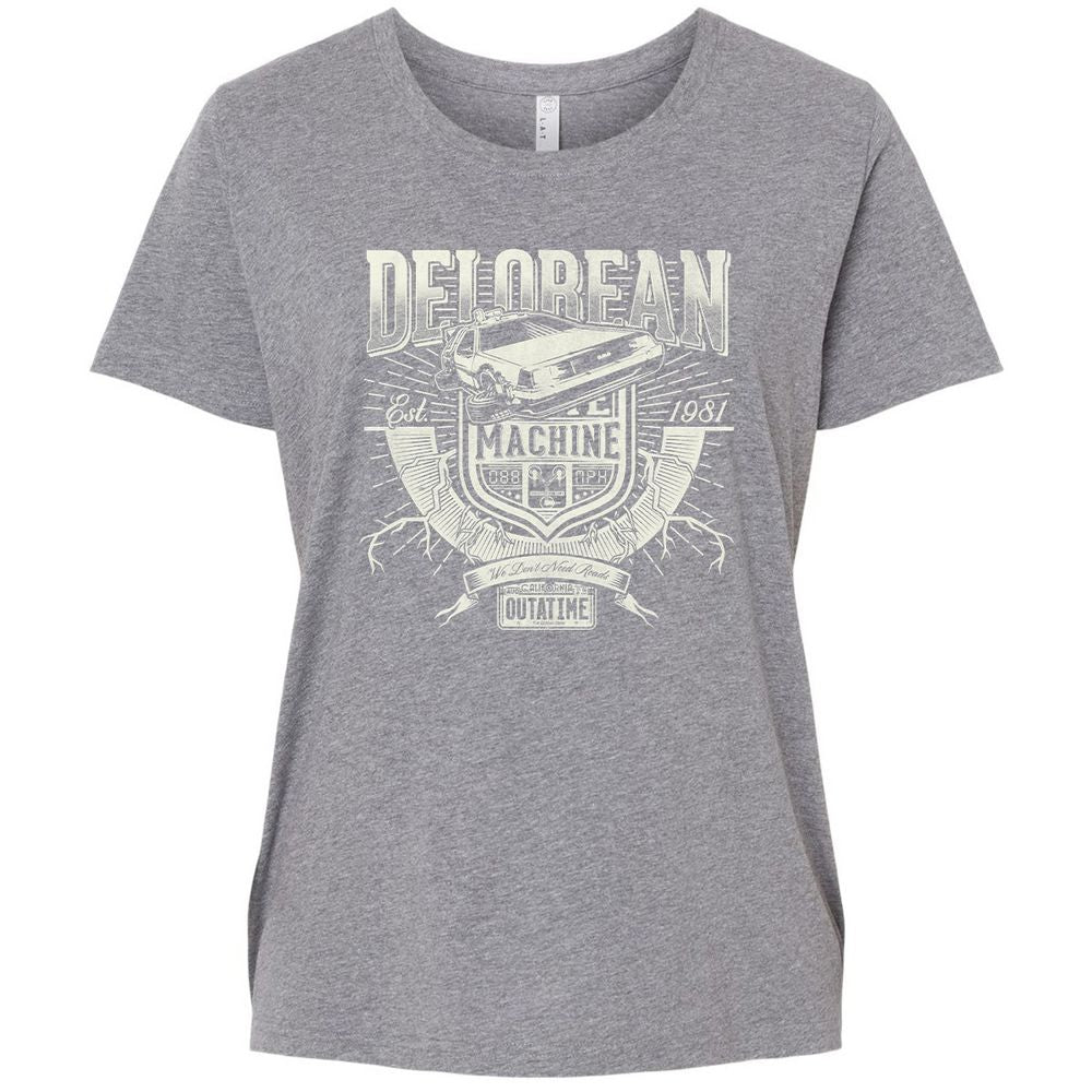 Ladies Curvy Jersey - B6A93NBG - Granite Heather - 9