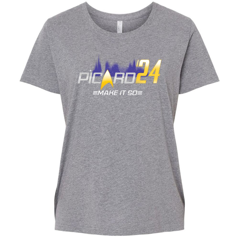 Ladies Curvy Jersey - RC333X4B - Granite Heather - 9