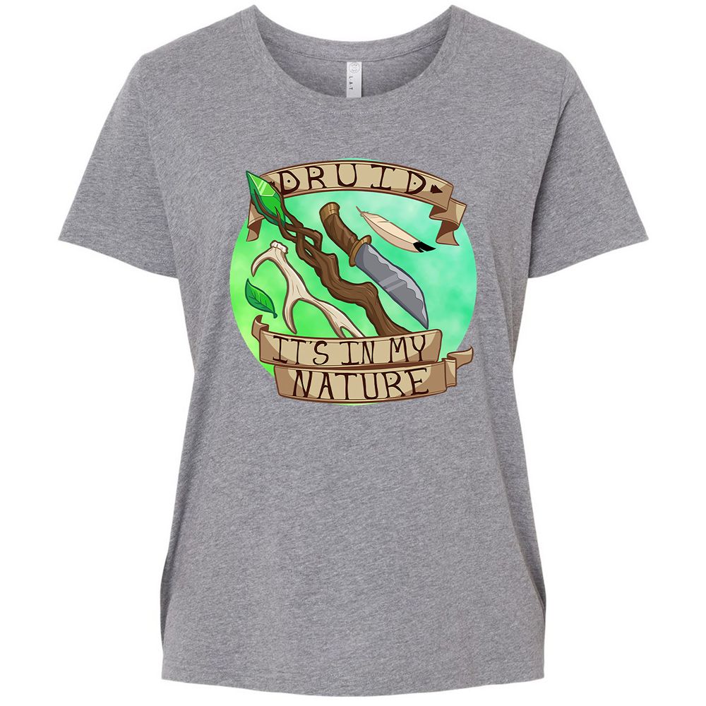 Ladies Curvy Jersey - NADKHU3S - Granite Heather - 9