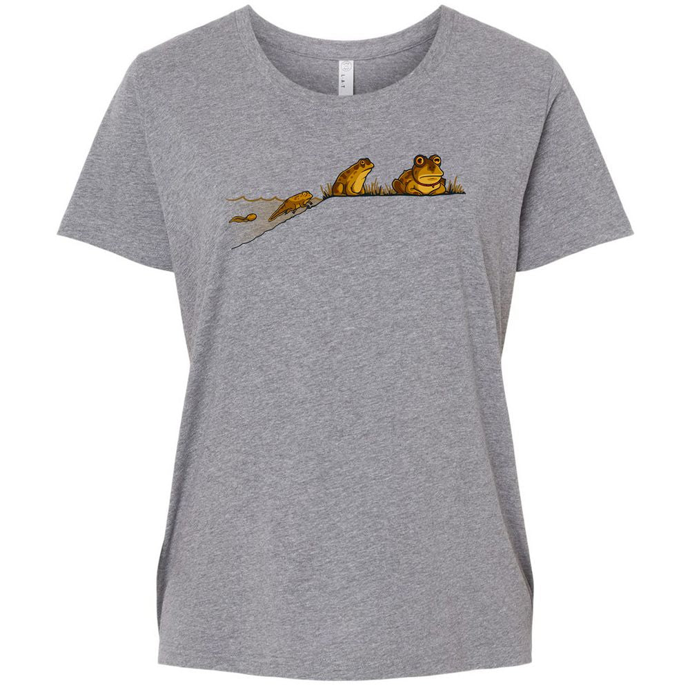 Ladies Curvy Jersey - HDN1FJYV - Granite Heather - 9