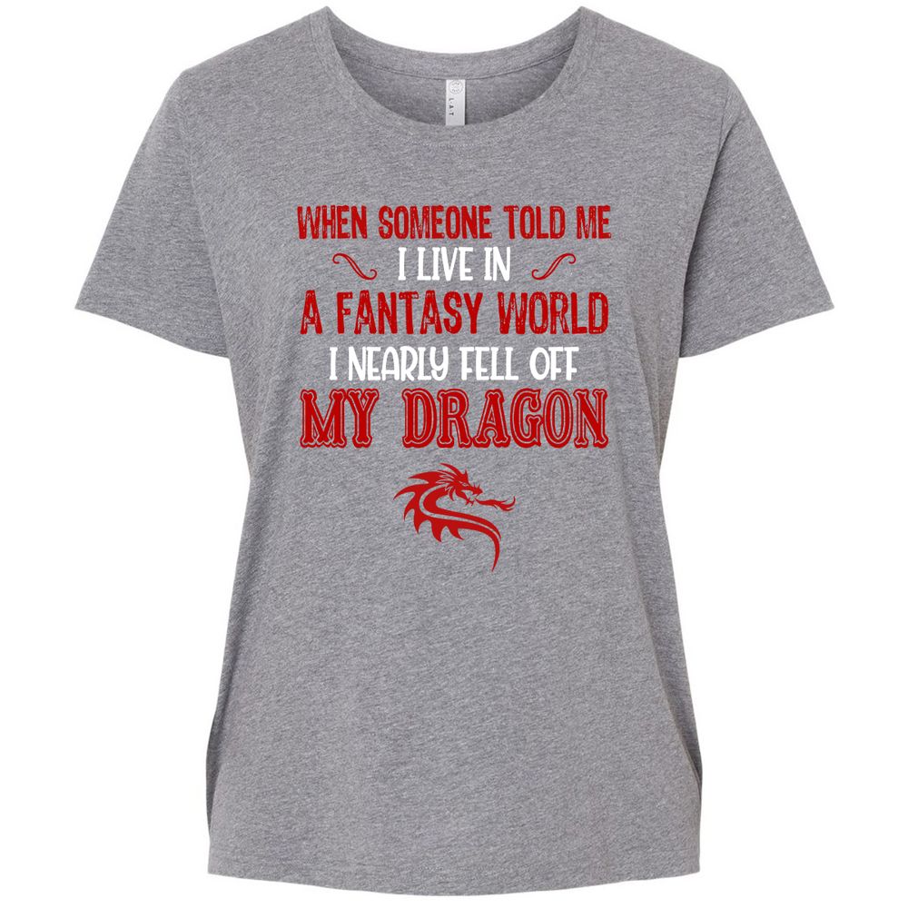 Ladies Curvy Jersey - B6SRM999 - Granite Heather - 9