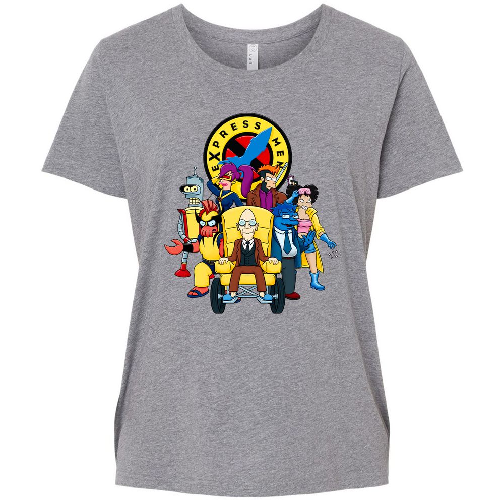 Ladies Curvy Jersey - 27GUAR9U - Granite Heather - 9