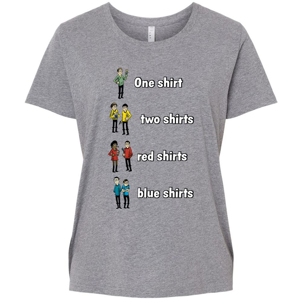 Ladies Curvy Jersey - VAUFHQ7T - Granite Heather - 9