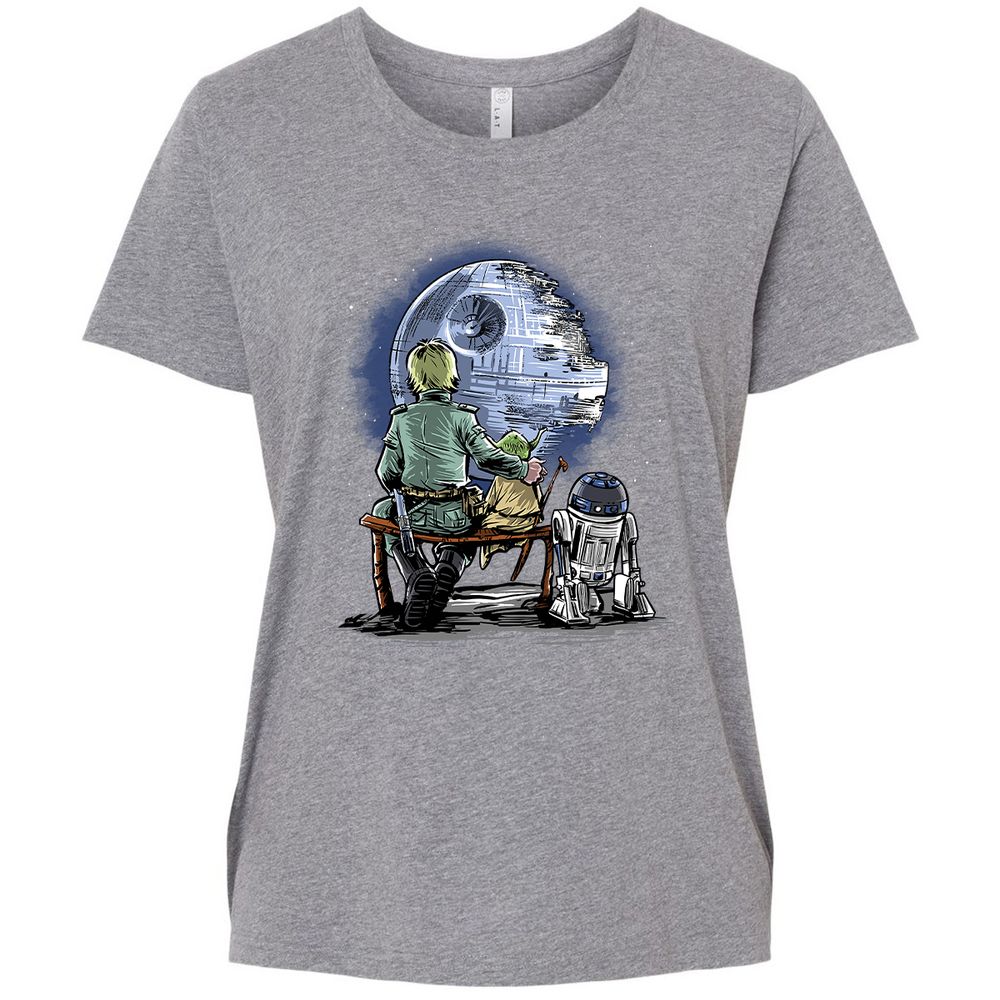 Ladies Curvy Jersey - 32UDQ7VE - Granite Heather - 9