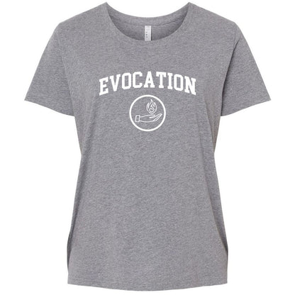 Ladies Curvy Jersey - 6EQN9AHJ - Granite Heather - 9