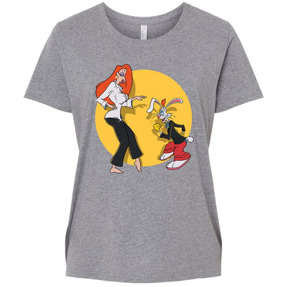 Ladies Curvy Jersey - WRUDJRZ3 - Granite Heather - 9