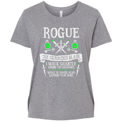 Ladies Curvy Jersey - TR3L1KQQ - Granite Heather - 9