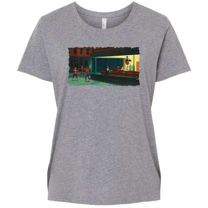 Ladies Curvy Jersey - 5BPJ7P4J - Granite Heather - 9