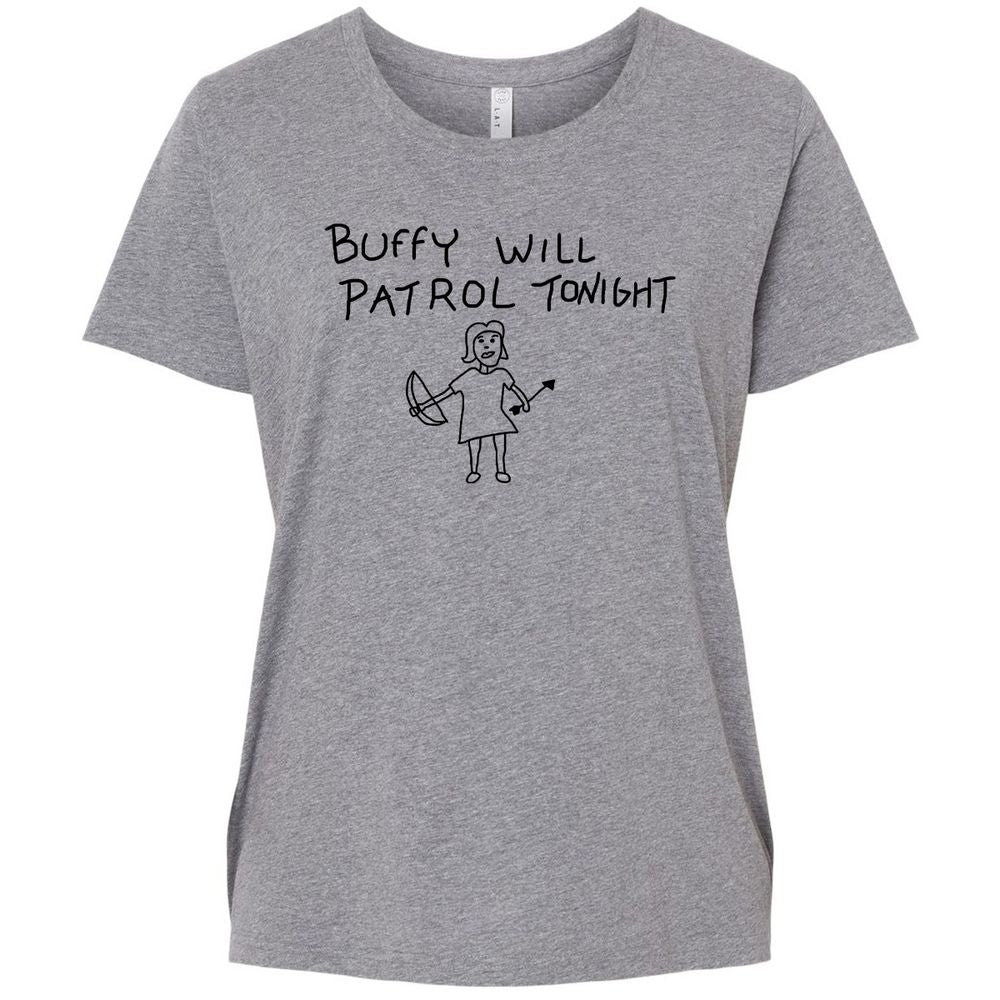 Ladies Curvy Jersey - Z6NQAJSH - Granite Heather - 9