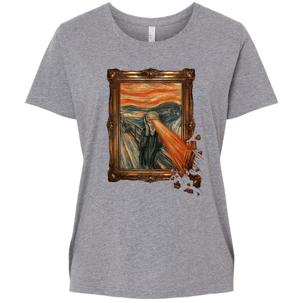 Ladies Curvy Jersey - X8RE9MYF - Granite Heather - 9