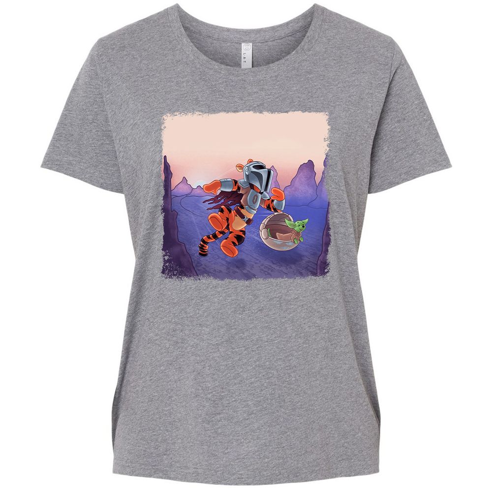 Ladies Curvy Jersey - KHTWFBDH - Granite Heather - 9