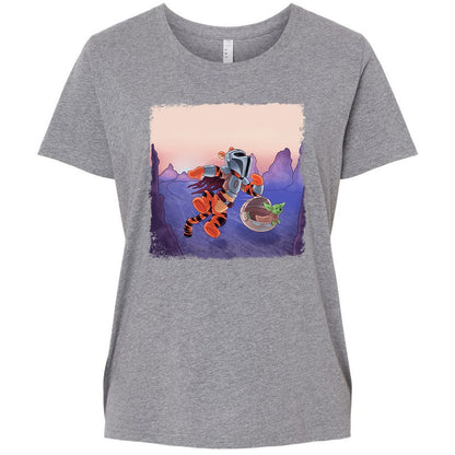 Ladies Curvy Jersey - KHTWFBDH - Granite Heather - 9