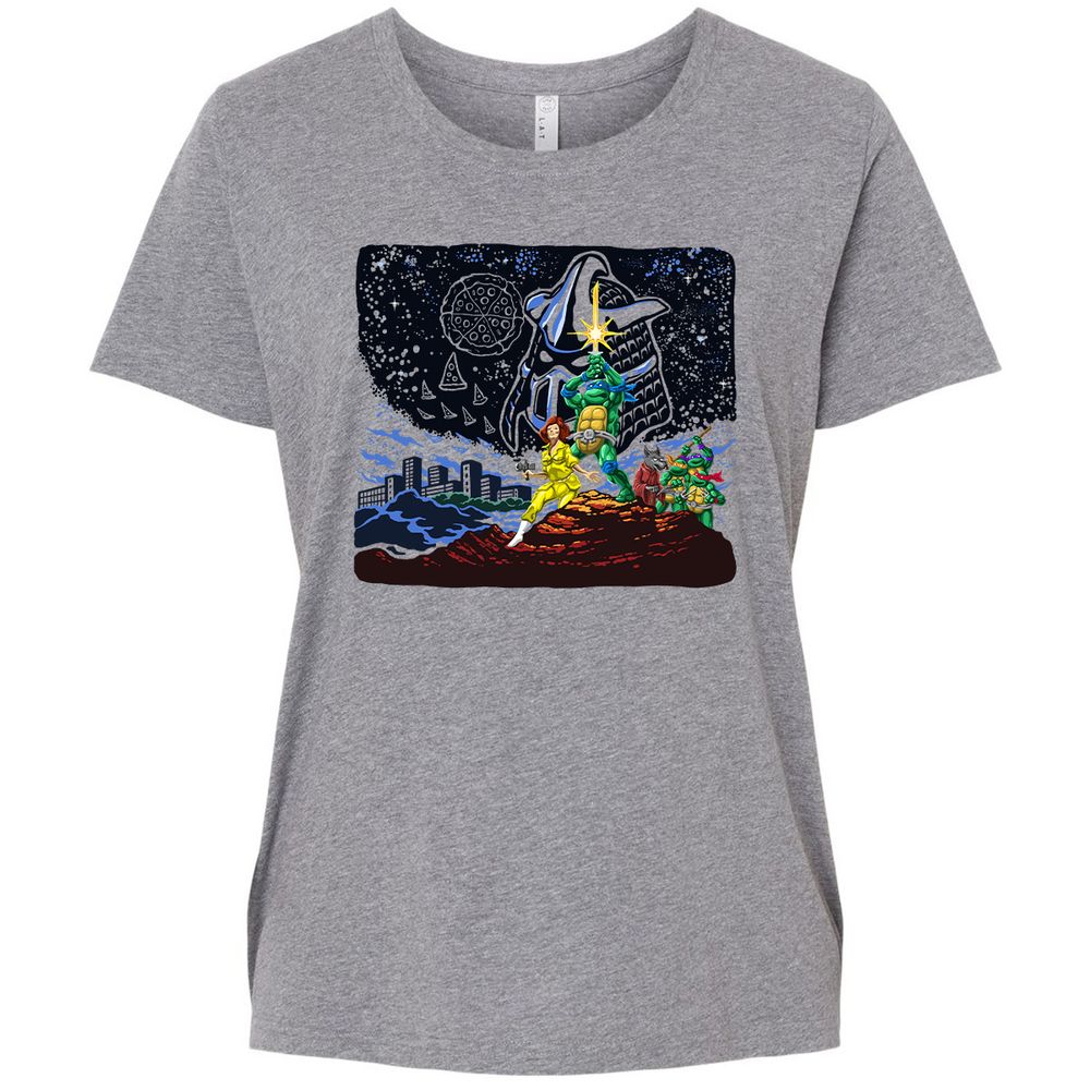 Ladies Curvy Jersey - AREZRQXX - Granite Heather - 9