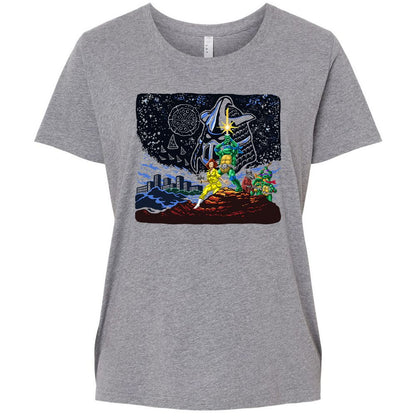 Ladies Curvy Jersey - AREZRQXX - Granite Heather - 9