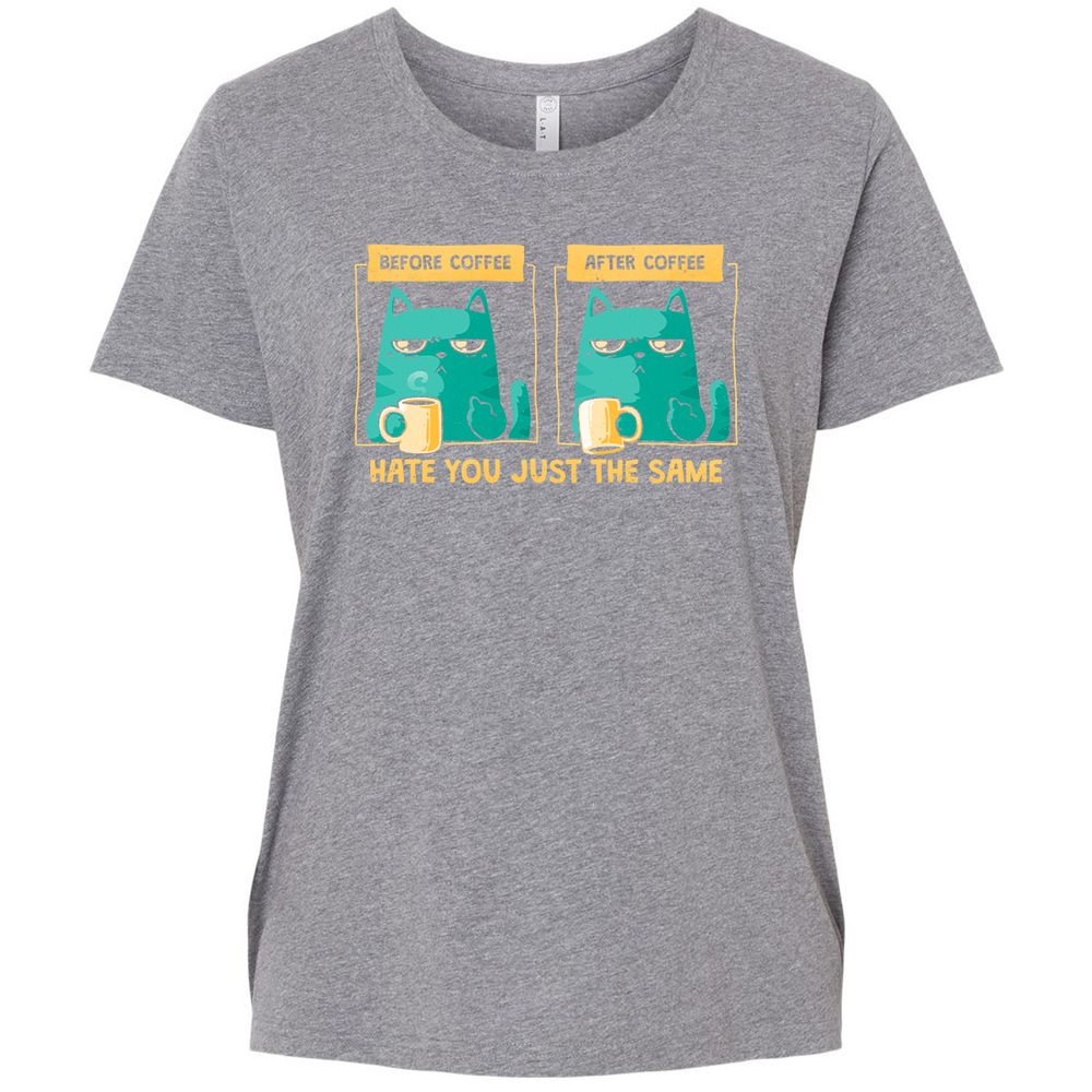 Ladies Curvy Jersey - VCMUFQH7 - Granite Heather - 9