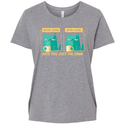 Ladies Curvy Jersey - VCMUFQH7 - Granite Heather - 9