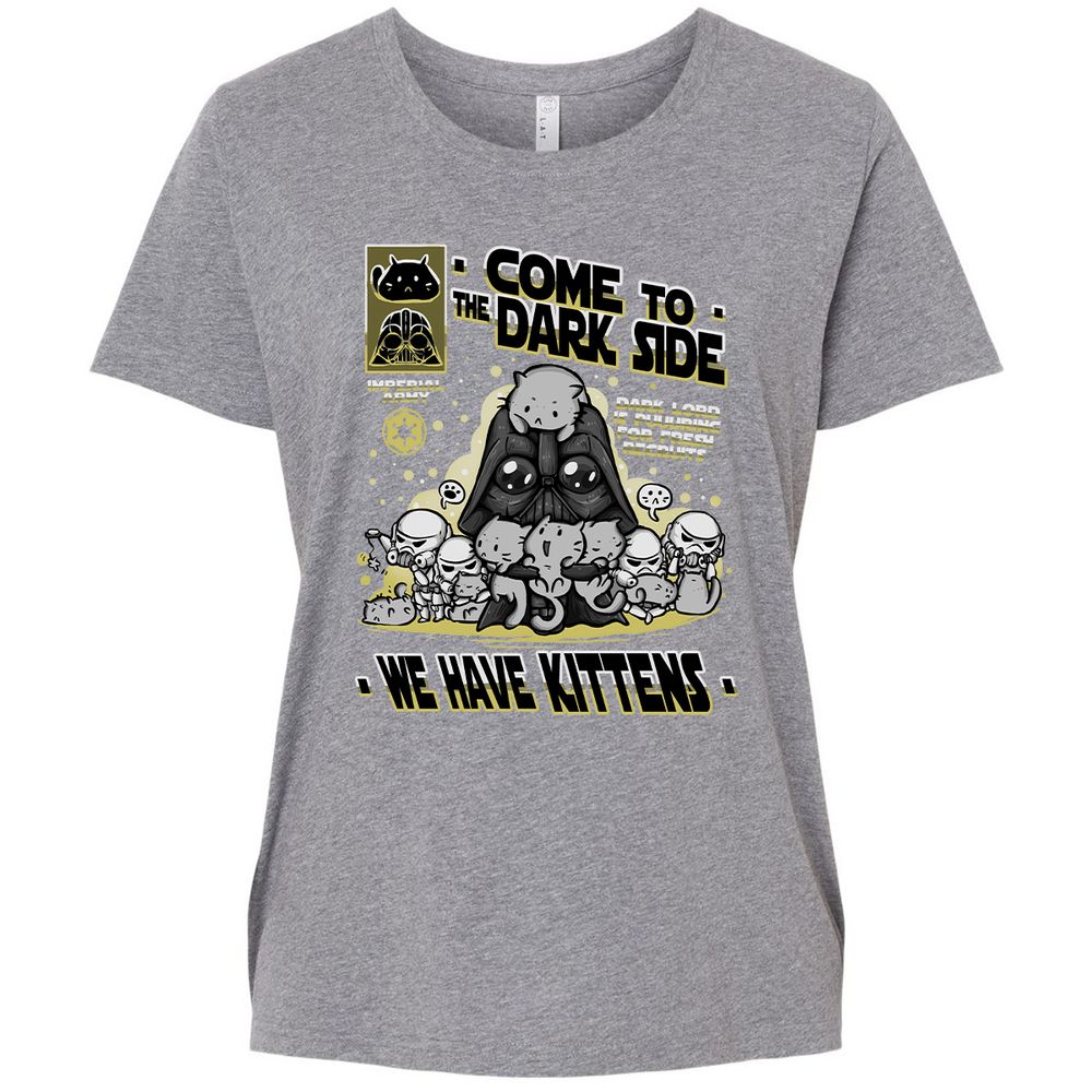 Ladies Curvy Jersey - YGNXT6V3 - Granite Heather - 9