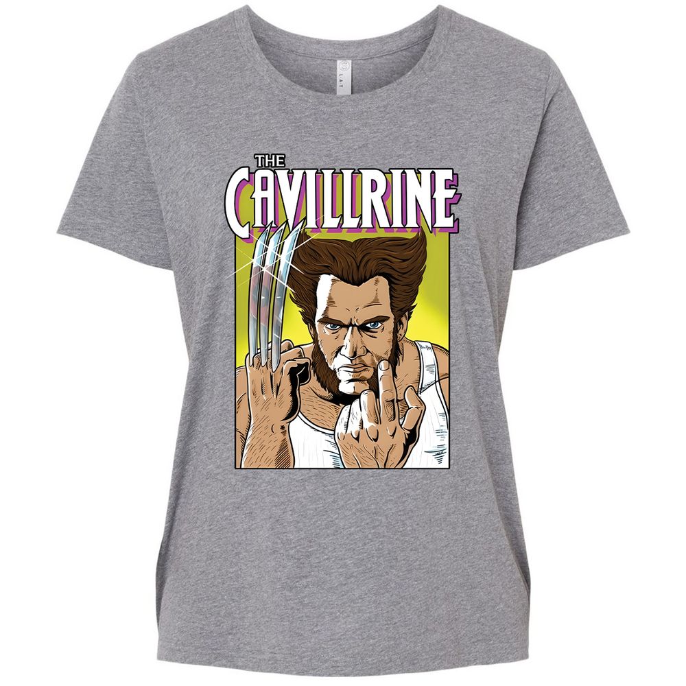 Ladies Curvy Jersey - 7HFVJBPX - Granite Heather - 9