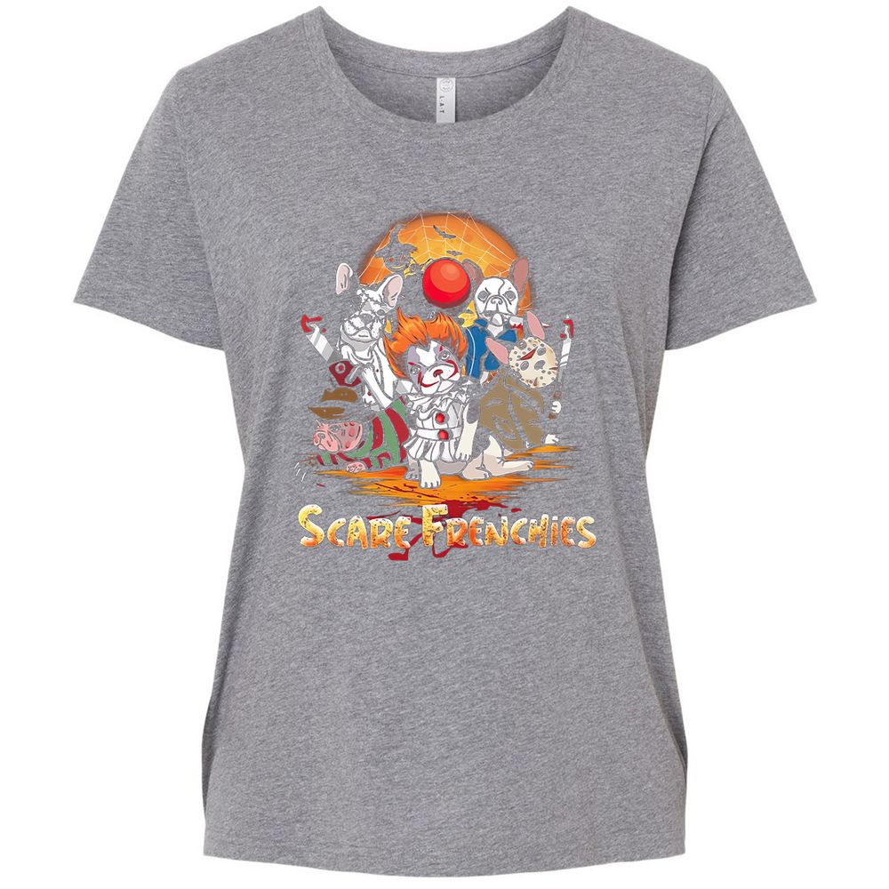 Ladies Curvy Jersey - 7EM7V7Q1 - Granite Heather - 9