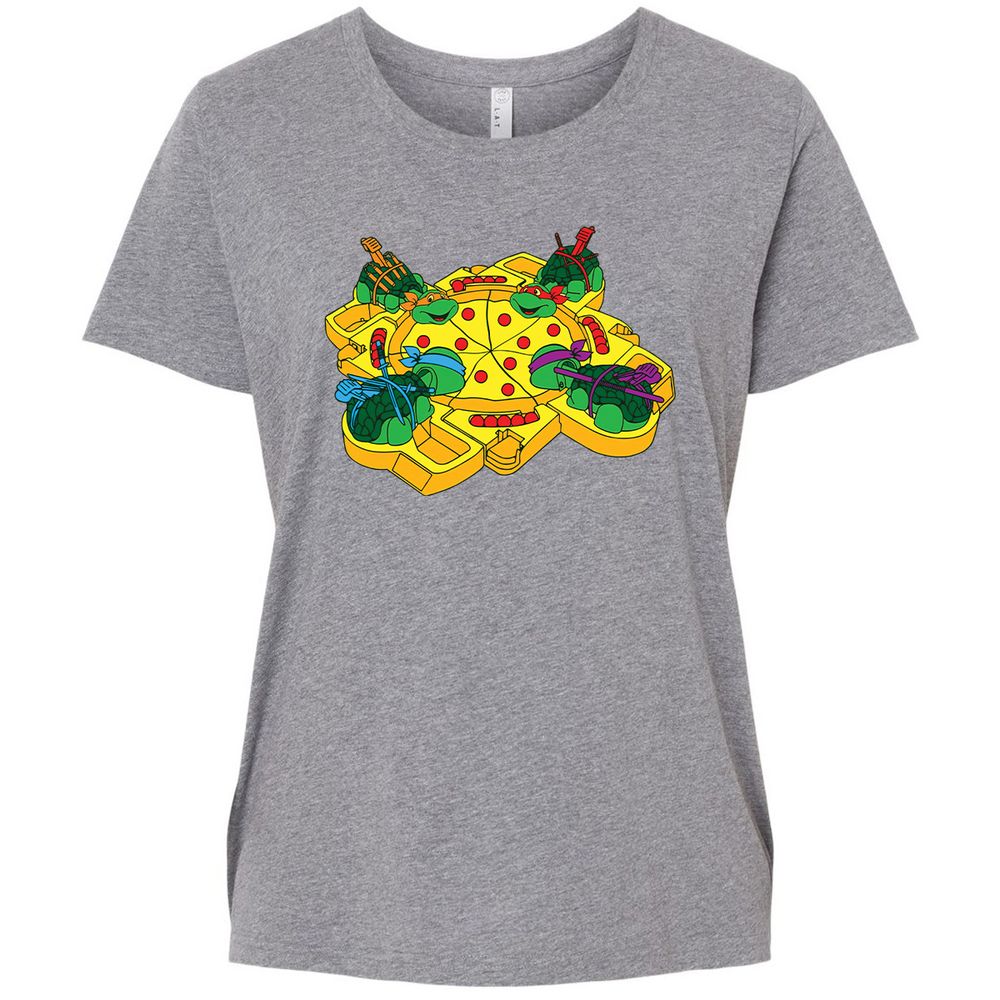 Ladies Curvy Jersey - QN6P7WK3 - Granite Heather - 9