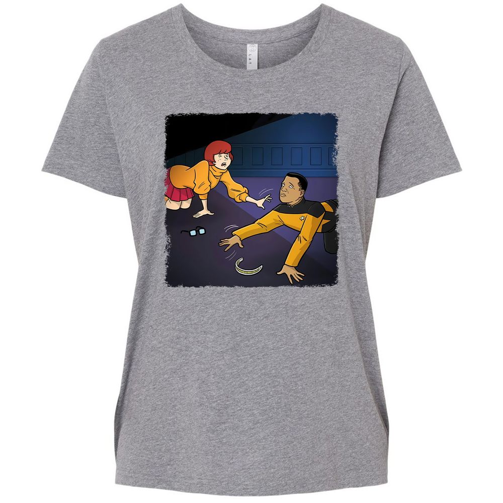 Ladies Curvy Jersey - BZBZKLEA - Granite Heather - 9