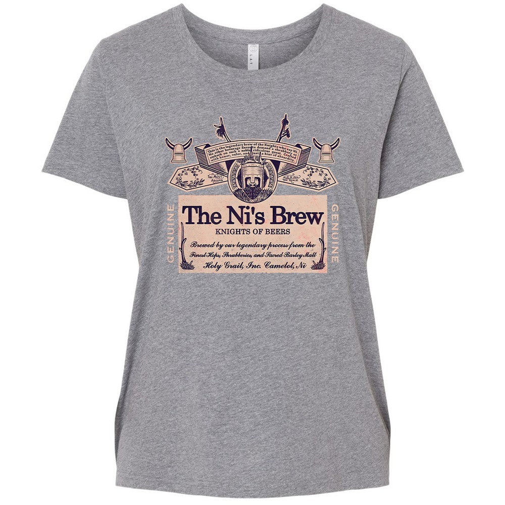 Ladies Curvy Jersey - B4LUTUXN - Granite Heather - 9