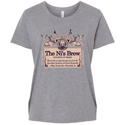 Ladies Curvy Jersey - B4LUTUXN - Granite Heather - 9