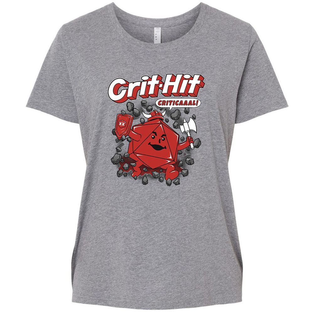 Ladies Curvy Jersey - HXNFBHJV - Granite Heather - 9