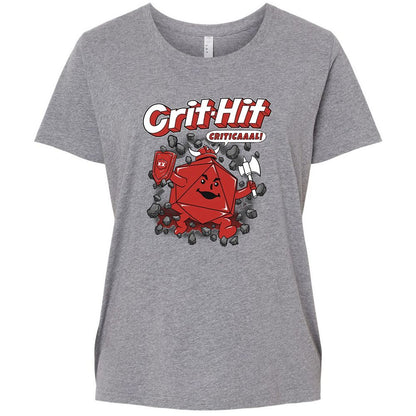 Ladies Curvy Jersey - HXNFBHJV - Granite Heather - 9