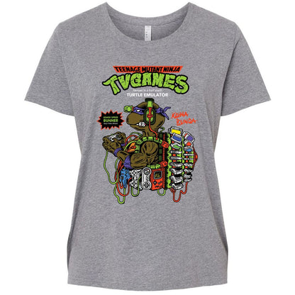 Ladies Curvy Jersey - XJS6AKEJ - Granite Heather - 9