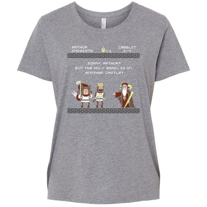 Ladies Curvy Jersey - 74FB5ZTQ - Granite Heather - 9