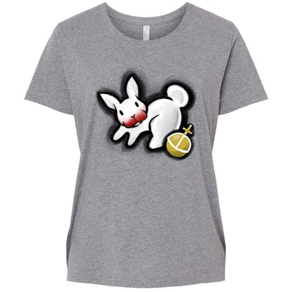 Ladies Curvy Jersey - 5SKNGMXM - Granite Heather - 9