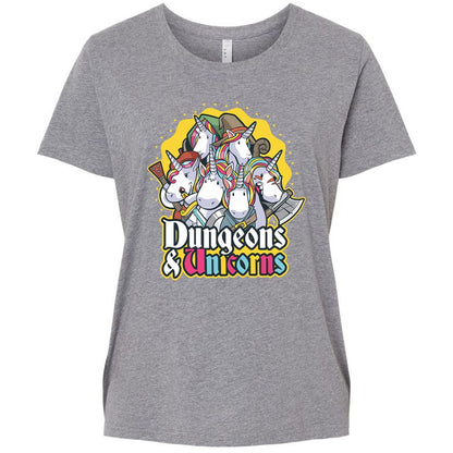 Ladies Curvy Jersey - B4WWDSAW - Granite Heather - 9