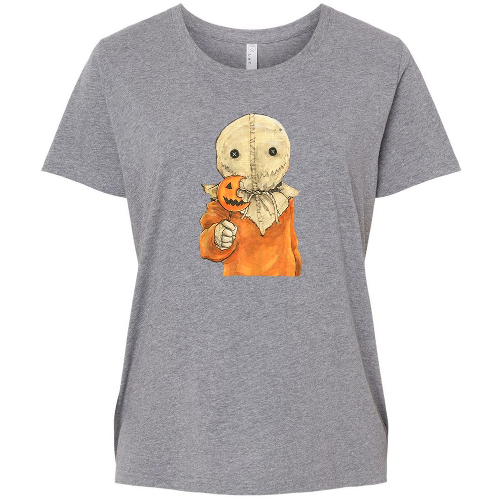 Ladies Curvy Jersey - 6JL22CJ1 - Granite Heather - 9