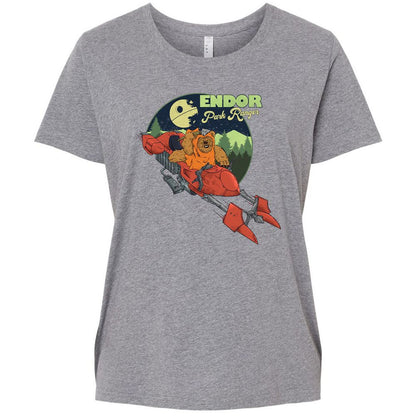 Ladies Curvy Jersey - 4F8NQE65 - Granite Heather - 9