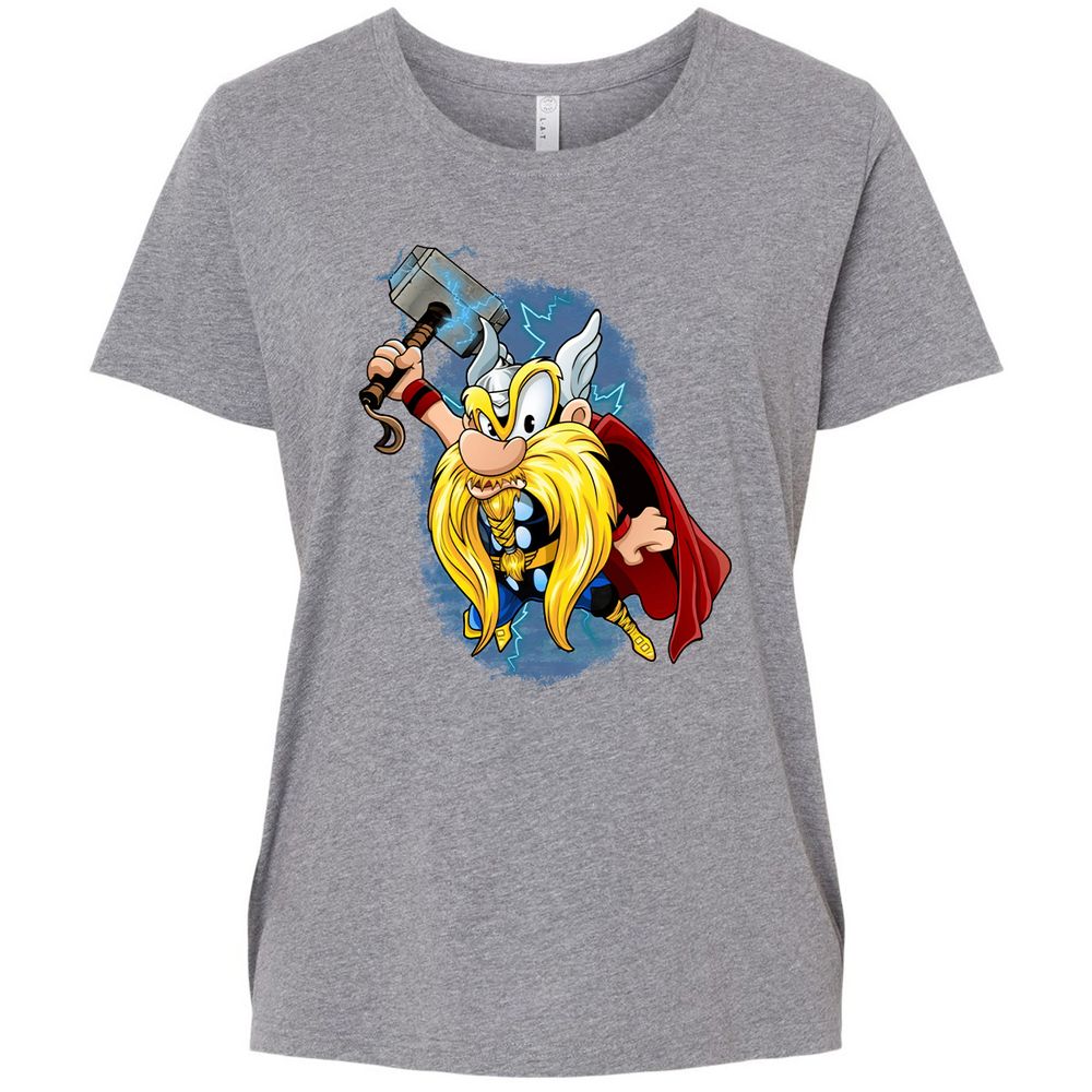 Ladies Curvy Jersey - WBEPTY4T - Granite Heather - 9