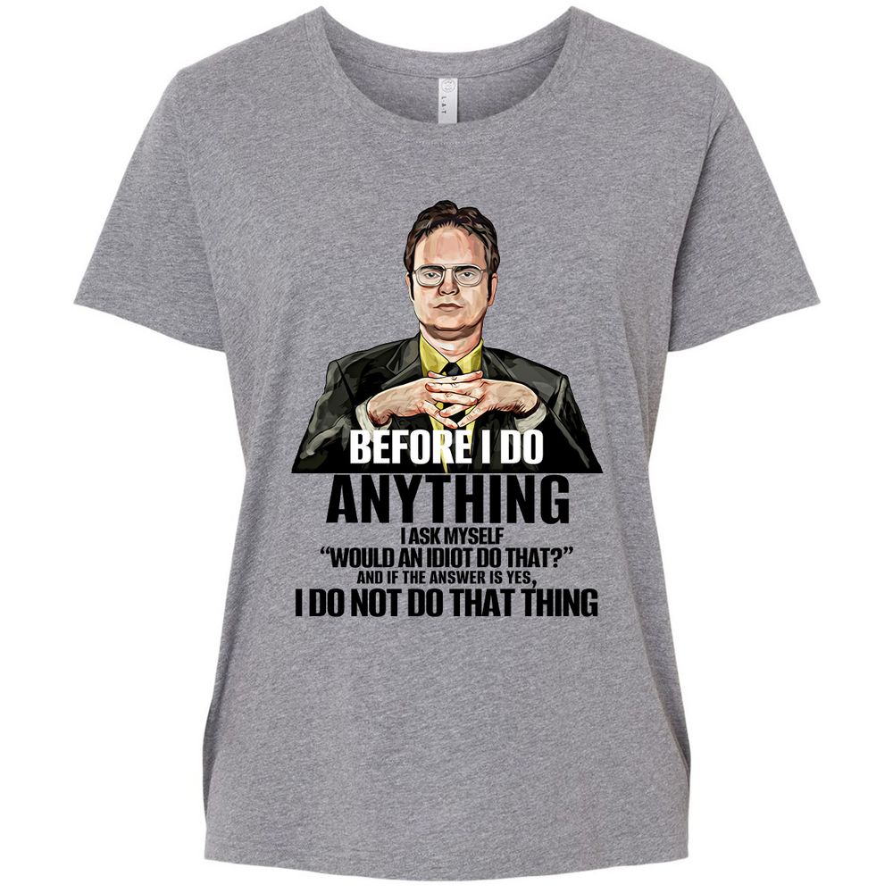 Ladies Curvy Jersey - LV6WFBSM - Granite Heather - 9