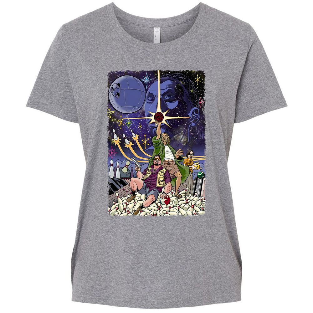 Ladies Curvy Jersey - UAKHEGNM - Granite Heather - 9