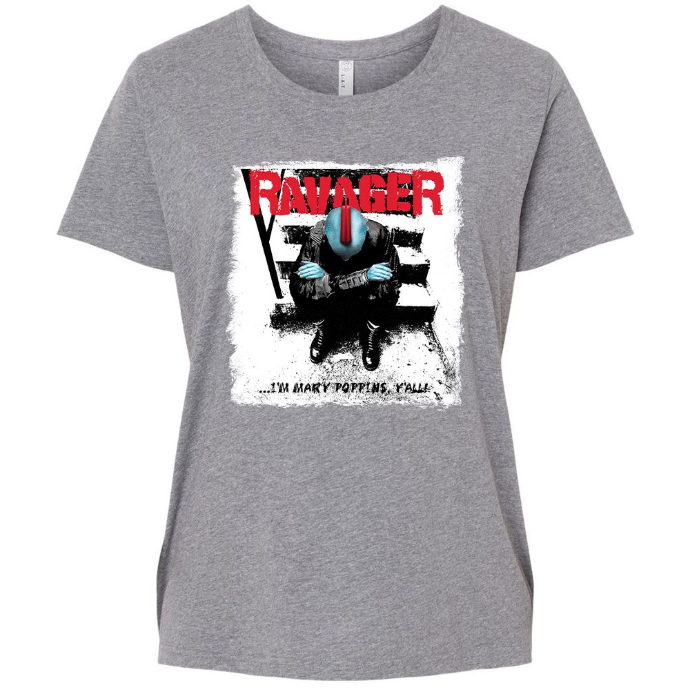 Ladies Curvy Jersey - W6X83FYH - Granite Heather - 9