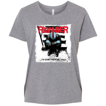 Ladies Curvy Jersey - W6X83FYH - Granite Heather - 9